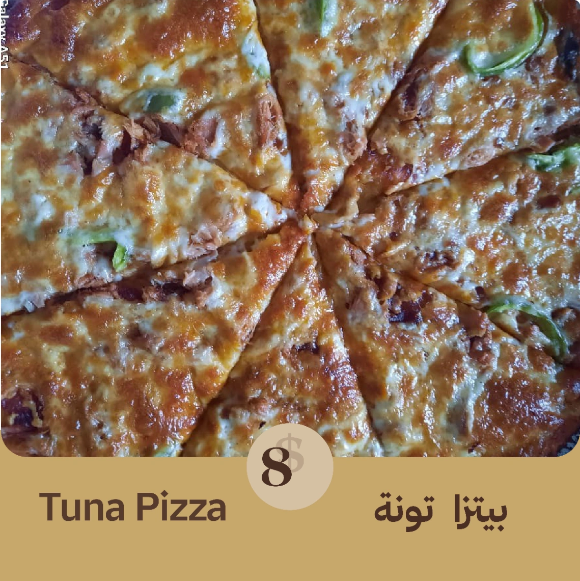Tuna pizza